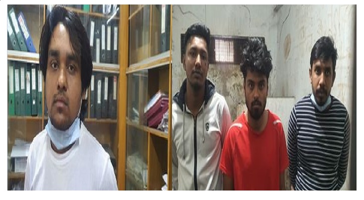 Attack on police, JNU Four students in Jail