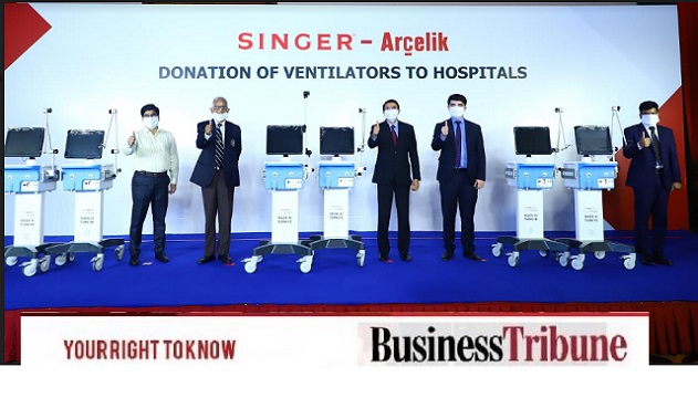 SINGER Bangladesh & Arçelik  Donates Medical Ventilators 